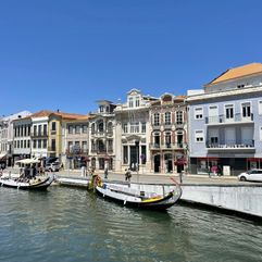 Bootjes en mooie huizen Aveiro